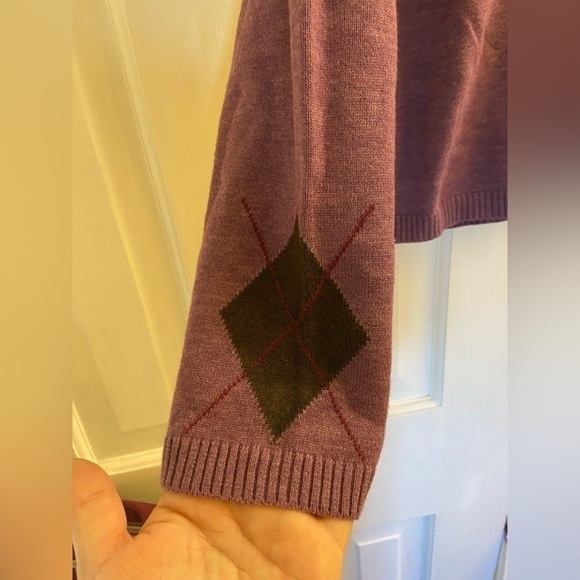 Vintage Havana Jack’s Cafe Acrylic Blend Purple Sweater - Picture 7 of 8